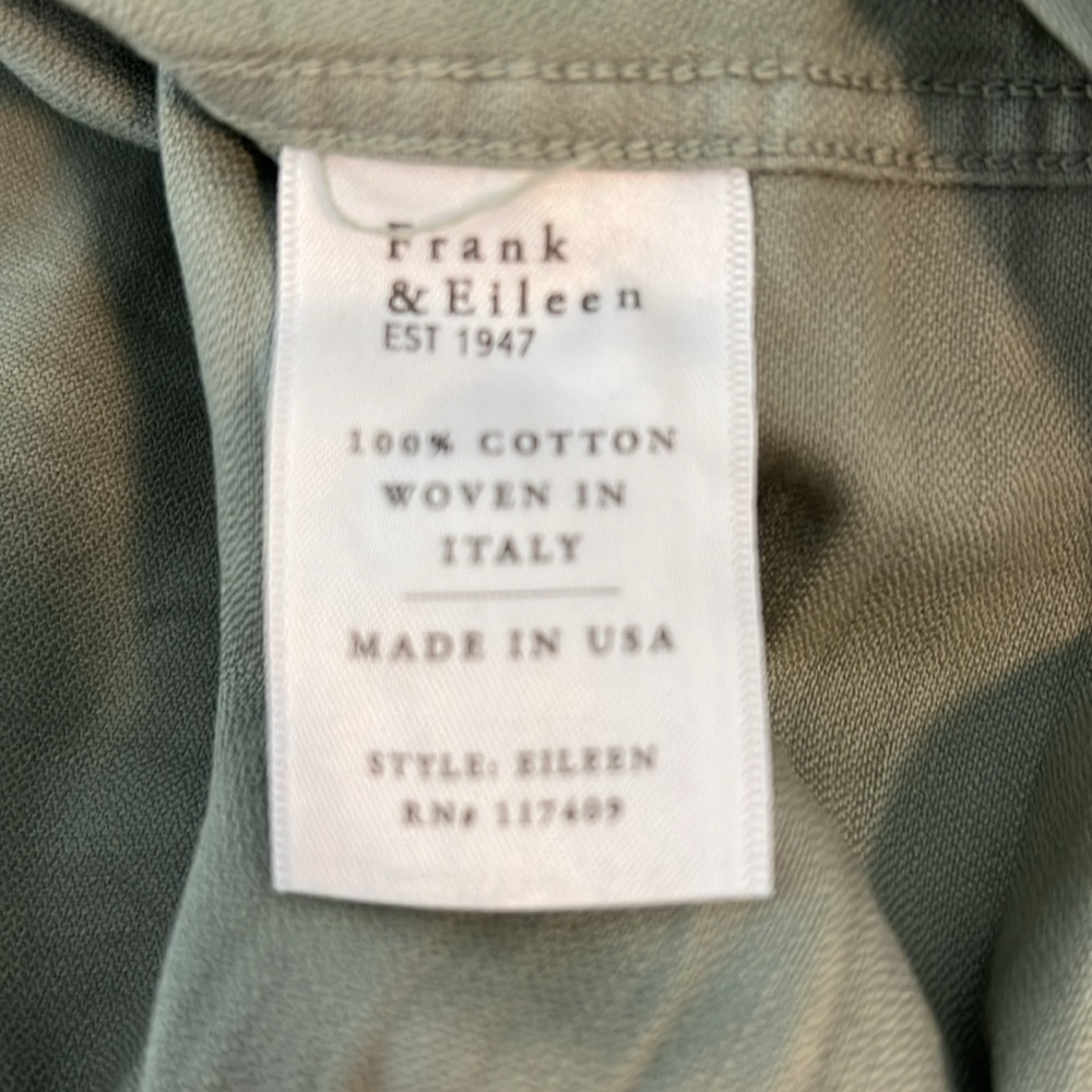 Frank & Eileen Olive Green Button-Down Shirt - Picture 4 of 4